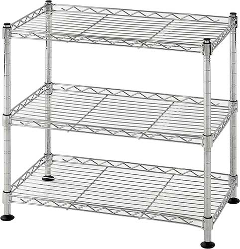 Muscle Rack WS181018-C Steel Adjustable Wire Shelving showcased in our Muscle Rack Shelving Reviews