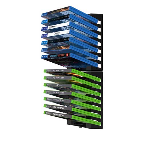 Monzlteck Video Game Case Storage Wall Mount: The Ultimate Gaming Display Solution