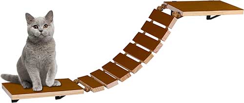 Purife Wooden Non- Slip Cat Wall Steps, a top choice in the cat shelving category