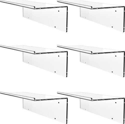 Invisible Acrylic Floating Wall Ledge Shelf: Transform Your Space with Unparalleled Lego Display Shelves
