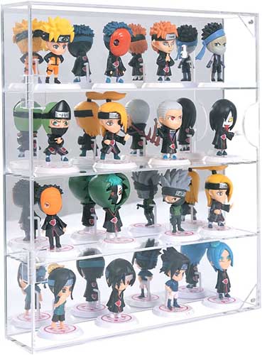 AITEE Acrylic Display Case with Mirrored Back, perfect for exhibiting prized Funko Pop Figures.